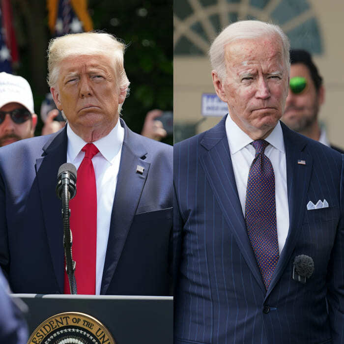 Trump and Biden