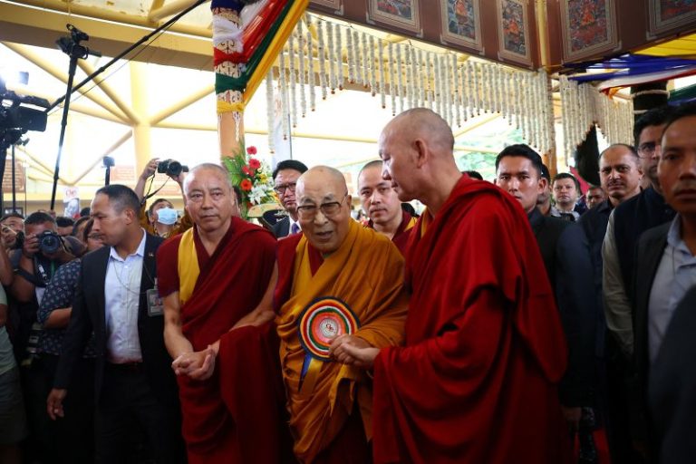 Dalai Lama marks his 90th birthday as crowds throng his home-in-exile